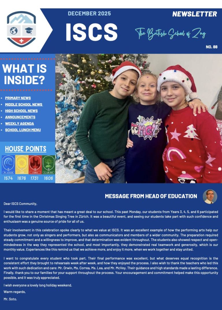 88 Newsletter December 2025 | ISCS