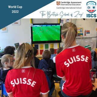 What a day to support Swiss National Football Team! Our students represent over 30 nationalities, but Switzerland unites us all 🇨🇭🇨🇭🇨🇭Today we asked our students to wear the Swiss colours 🇨🇭🇨🇭🇨🇭🇨🇭
We took some time off to watch the game today and enjoyed football related activities! Hop Schwiiz!!! 

#worldcup #hopschwiiz #swissfootball #schweiz #cham #steinhausen #baar #hünenberg #cambridgeschool #internationalschool #switzerland #expatsinswitzerland #schweizerfussballnationalmannschaft #fussball #football #school #worldcup2022