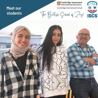 Have you read the latest issue of the Monthly Highlights? It’s available on our website ???? Our favourite section is of course “Meet our students”.  This month we asked:  “Let’s start with The Big Question: What do you want to do after you graduate ISCS?  Hansika: “I will study Medicine at Princeton or Harvard. I grew up amongst doctors and I know this is what I want to do - help people. I hope I will have opportunities to work around the world.”  Almaha: “I will be applying to Stanford to study Law. I am going to be a Human Rights lawyer or Criminal Defense lawyer. I want to travel the world and help people everywhere.”  This photo was taken on a non-uniform day, supporting fundraising for the Achuar community in Equador. Read the rest in the March edition of the Highlights!  #internationalstudents #internationalschool #switzerland #students #zug #cham #hünenberg #steinhausen #luzern #myswitzerland #expatsinswitzerland #expatsinzug #zugexpat #zugcity